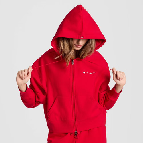 Champion women cropped hooded - champion,