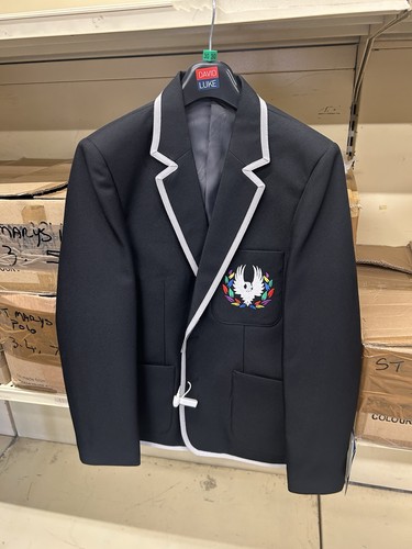 School blazer chest - school,