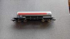 model railway oil tanker .esso silver tanker.