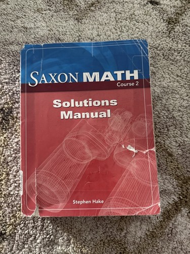 Saxon course solution manual - saxon,