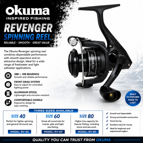Okuma revenger spinning - okuma,