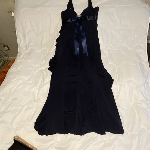 Betsy adam black chiffon - &,