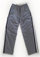 Urban Spirit Men’s Netted Jogging Bottoms Grey  Small 5 Pockets - Can Be Shorts