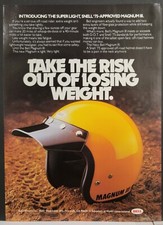 1979 Bell Helmet Snell 75 Magnum III Print Ad