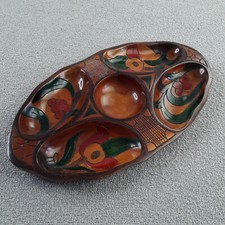 Wooden Bowl Tray Handmade Hand