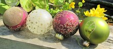 Christmas fine glass baubles