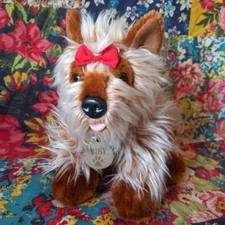 KEEL TOYS 12" MAISY YORKIE DOG PUPPY SOFT TOY PLUSH YORKSHIRE TERRIER RED COLLAR