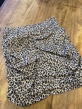 Zara Leopard print mini skirt - Size medium