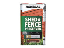 Ronseal Shed & Fence Preserver Autumn Brown 5 litre