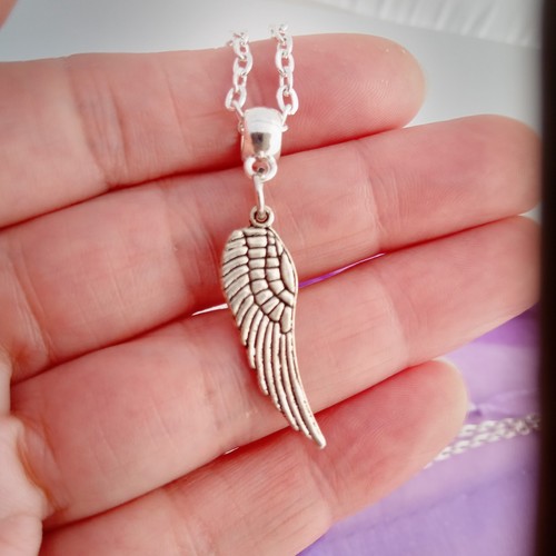 Angel wing necklace - , small