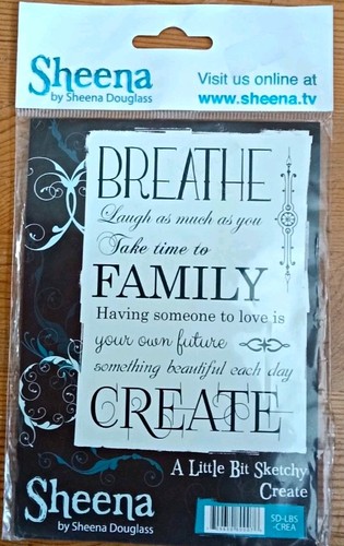 Craft stamps breathe sheena - -,