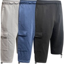 Mens Below Knee Cargo Shorts
