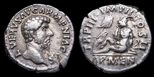 Lucius verus denarius tr - -, p
