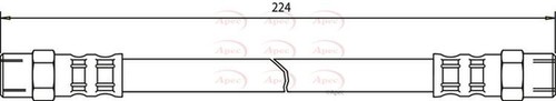 Apec brake hose left outer - brake,