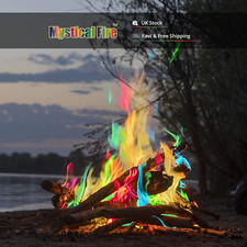 Mystical Fire - Magic Neon Flames Colour Changing Bonfire Sachets Fire Pit UK