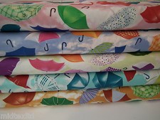 Umbrella Print 100% Cotton