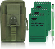 3 Pcs Waterproof Notebook with