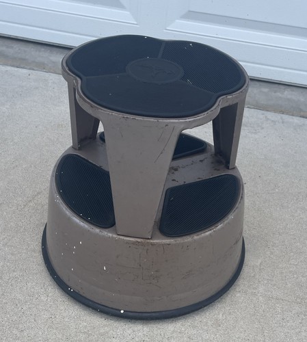 Vtg kik step stool with - kik,