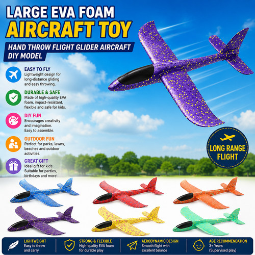 Large eva foam aircraft - large,