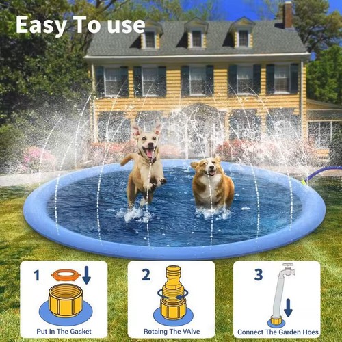 Large pet bath dog - dog, swimming