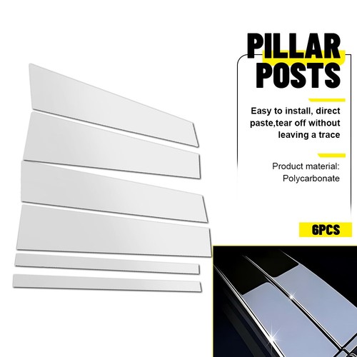 6pcs polished stainless steel - polished,