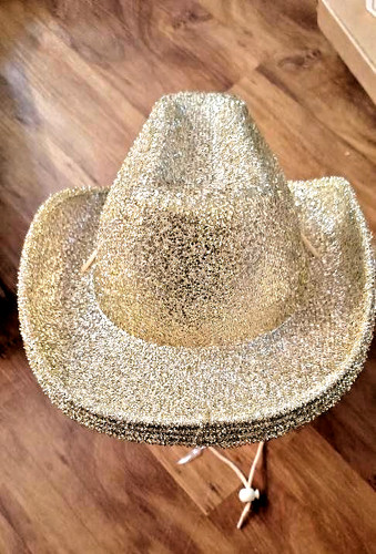 Women four piece gold cowboy