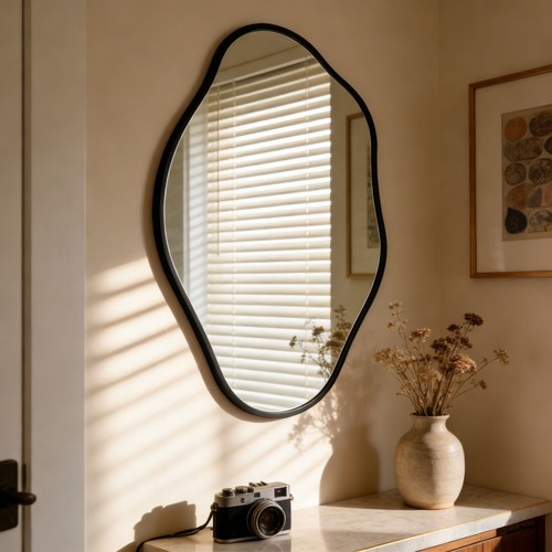 Modern irregular wall mirror - irregular,