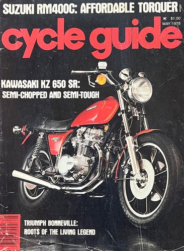 Cycle guide may 1978 suzuki - may,