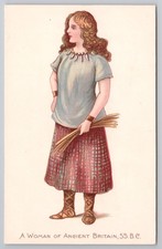 Historical Postcard A Woman of