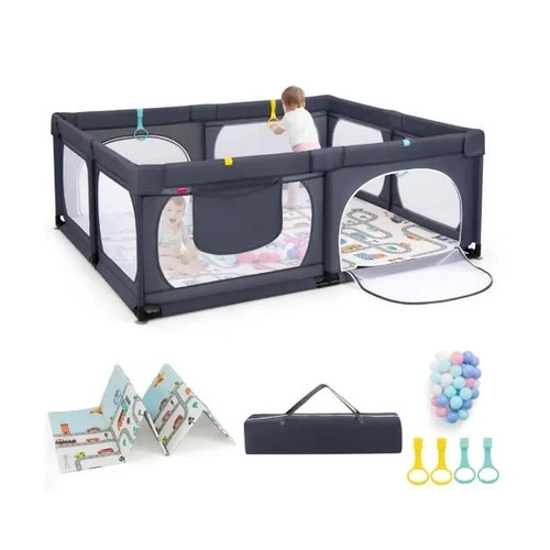 Costway baby playpen with safe - costway,