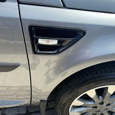 2PCS Gloss Black Side Wing Air