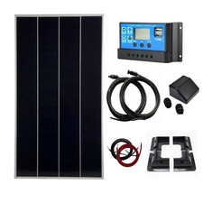 Shingle 200W monocrystaline solar panel kit 12v battery charger motorhome