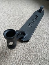 Mgp Vx7 Deck black, RIDDEN ONCE, aluminum, comes pre installed with griptape