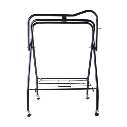 Saddle rack folding horse - rack,