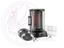 Baridi DH216 Vertical 360° Rotisserie Smokeless Grill 21L Capacity