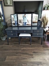 Dressing Table with mirror and stool PAINTED TO ORDER 