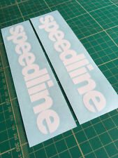 Speedline Wheels Sticker Vinyl Decal Race Track Car Alloy