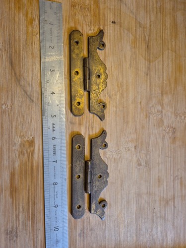 Antique brass cabinet hinge - antique,
