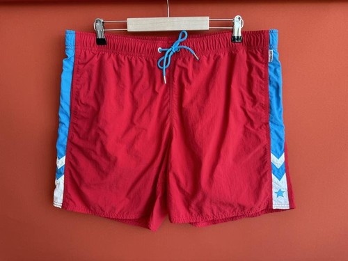 Men bogner shorts - red, /