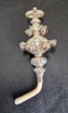 Silver Victorian Baby Rattle