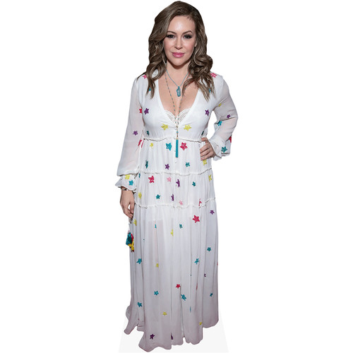 Alyssa milano - milano, dress)