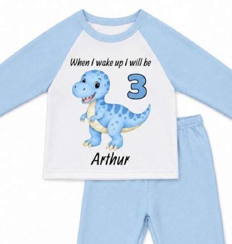Personalised baby dinosaur