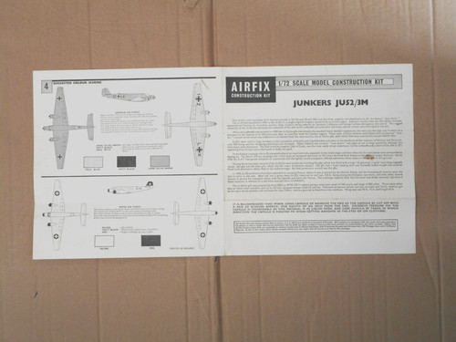 Airfix instructions junkers - airfix,