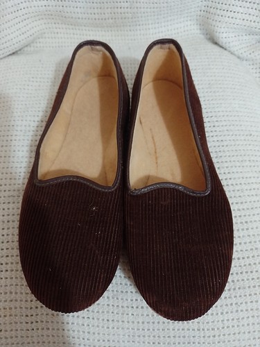 Vintage cordrouy slippers size - cordrouy,