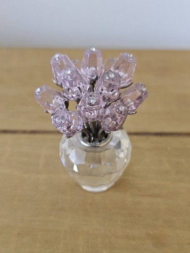 Swarovski pink crystal dozen - swarovski,