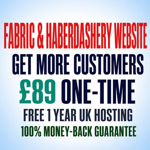 Fabric haberdashery website - &,