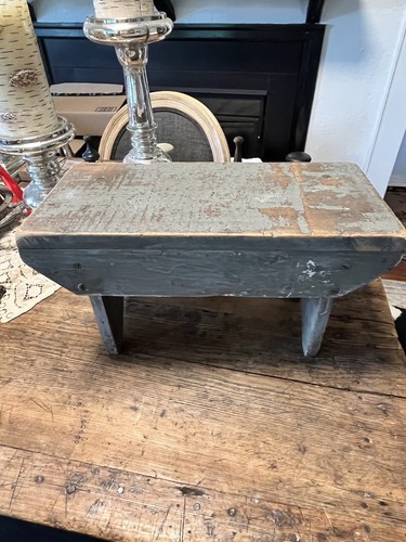 Aafa antique wooden step stool - aafa,