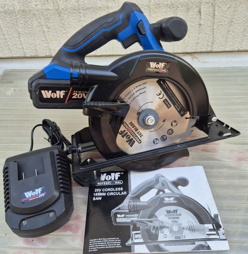 New wolf 20v cordless circular - wolf,