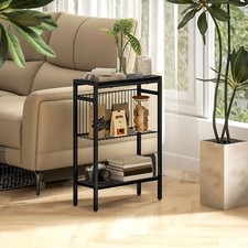 Slim Black Sofa Side Table 3