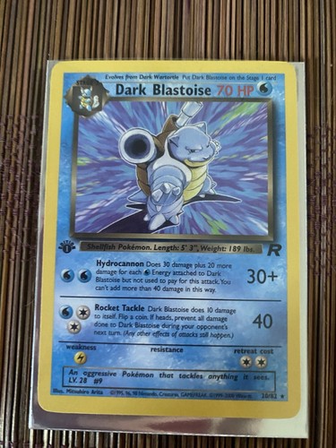 Pokemon dark blastoise team - dark,